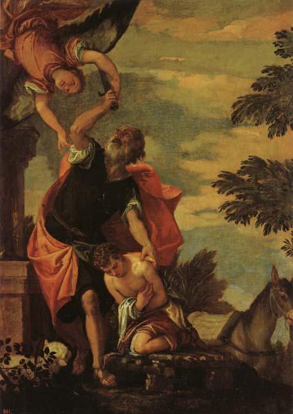 VERONESE (Paolo Caliari) The Sacrifice of Abraham oil painting image